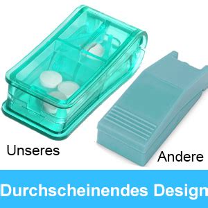 Tablettenteiler für Große und Kleine Tabletten Baoweihua