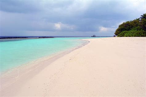 Beautiful beach with clear blue water in Maldives Photograph by Oana ...