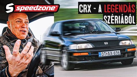 Honda CRX CRX a legendás szériából Speedzone desszert YouTube