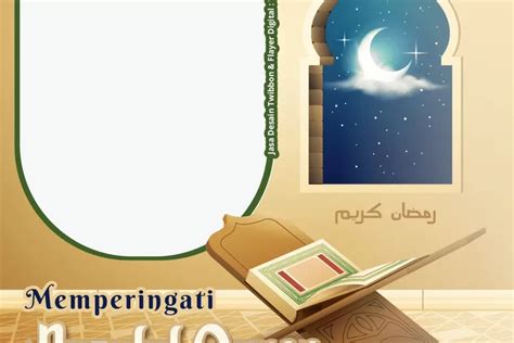 10 Link Twibbon Nuzulul Quran 2024 Dengan Desain Terbaik Paling Banyak