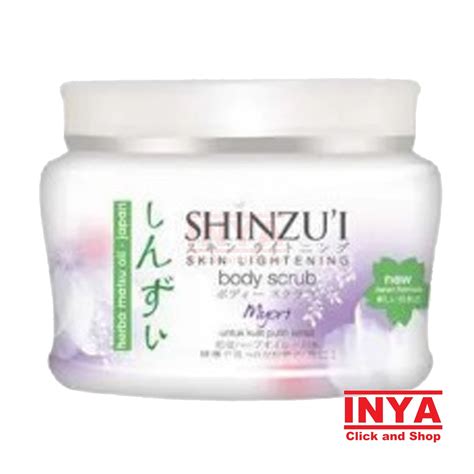 Jual SHINZUI SKIN LIGHTENING BODY SCRUB HERBA MATSU OIL 200gr