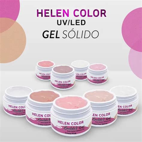 Gel Solid Uv Uv Unhas Helen Color Builder Color Nude Claro G MercadoLibre