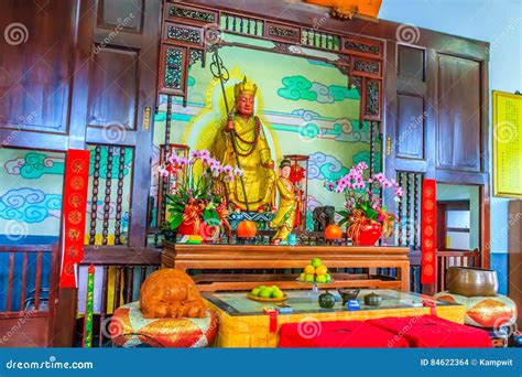 Xuanzang Statue at Xuanzang Temple Nearby Sun Moon Lake in Nant Stock Photo - Image of blue ...