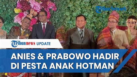 Deretan Pejabat Yang Hadir Di Pernikahan Anak Hotman Paris Ada Anies