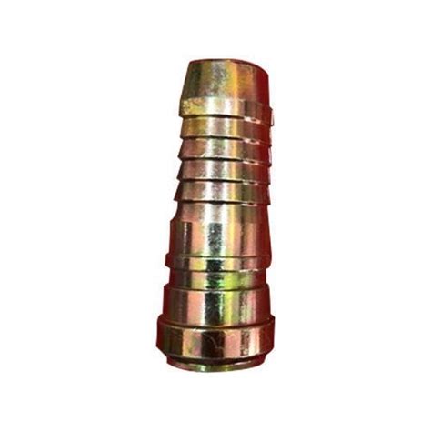 Crack Resistance Polished Round Mild Steel Hydraulic Nipple For Hose