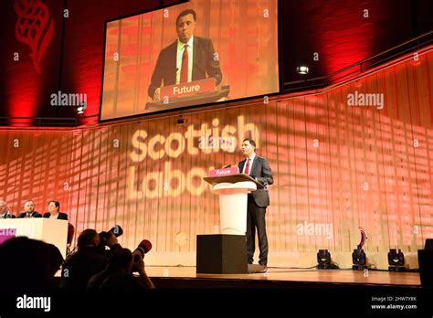 Glasgow Scotland Uk 4 March 2022 Pictured Anas Sarwar Msp