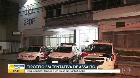 Tentativa de assalto em Santa Cecília termina em tiroteio Bom dia SP G1