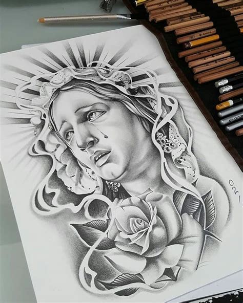 Religious Art By Davidevaccarino Mexicanstyleart Art Arte Drawing