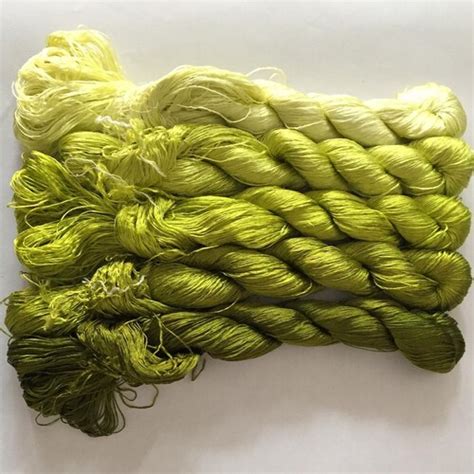 Skeins Chinese Natural Mulberry Silk Embroidery Threads Etsy