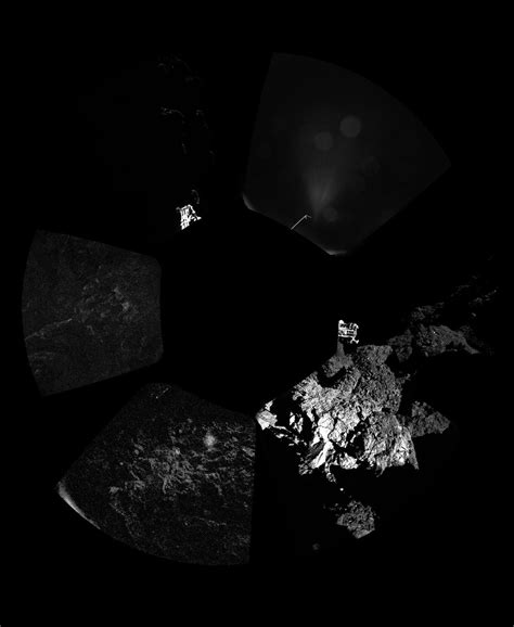 Comet Probe Bounced Twice During Epic Landing: See Its 1st Photos | Space