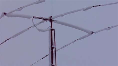 3 Element Yagi CUSHCRAFT A3S HF Antenna Huge Ice Storm YouTube