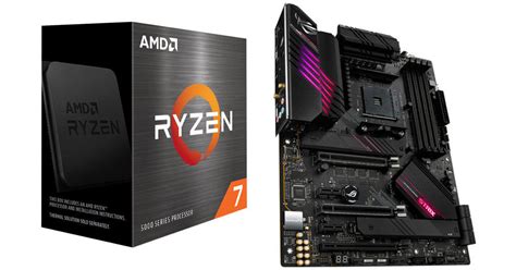 AMD Ryzen 7 5800X 3.8 GHz Eight-Core AM4 Processor & ASUS ROG