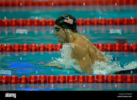 Michael Phelps Swimming Breaststroke