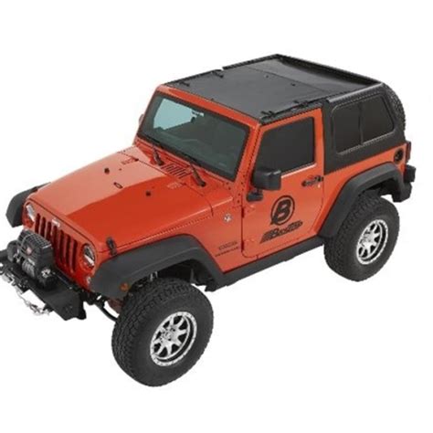 Jeep Wrangler JK 2türer Sun Bikini Top Safari Style Black Diamond