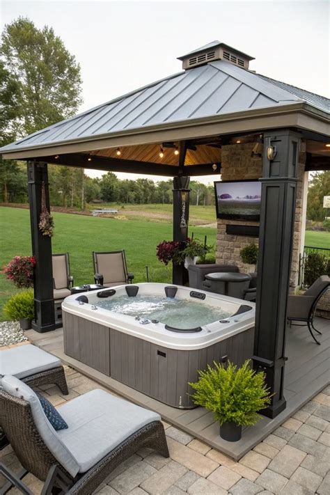 Creative Ideas For A Cozy Hot Tub TV Setup In Hot Tub