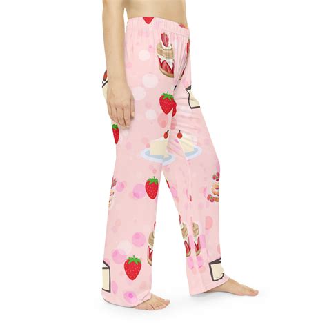 Strawberry Shortcake Pajamas Womens Pajama Pants Etsy