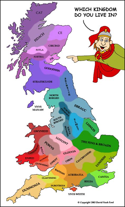 EBK for Kids: British Kingdoms Map