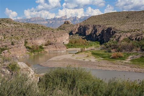 The Rio Grande In Hot Springs Canyon Big Bend National Park Texas