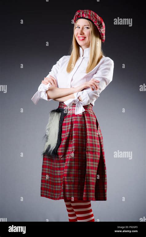 Scottish traditions concept with person wearing kilt Stock Photo - Alamy