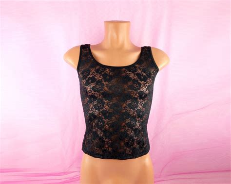 Sissy Lace Tanktop Lace Night Shirt For Men Men S Tanktop Top For Men Sissy Lingerie Racer