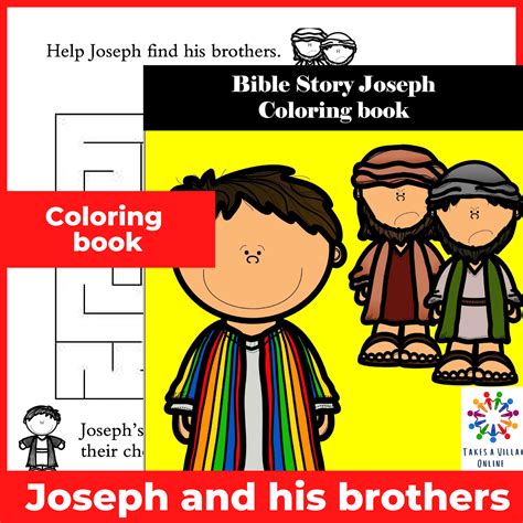 Joseph Bible Story Coloring Pages