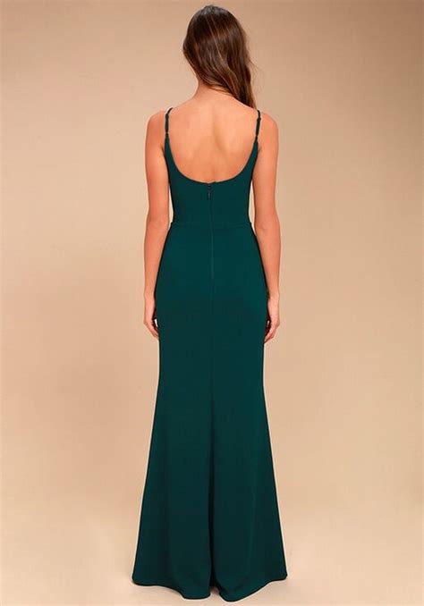 Lulus Infinite Glory Forest Green Maxi Dress Bridesmaid Dress The Knot