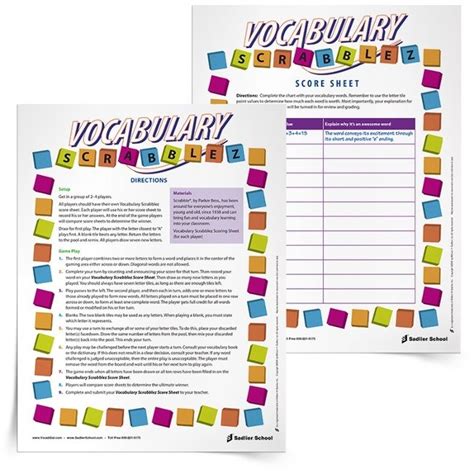 Download And Print 17 Vocabulary Building Games That Will Get Students