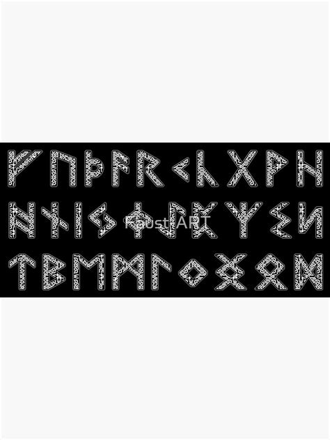 "Elder Futhark" Poster for Sale by Faust-ART | Redbubble