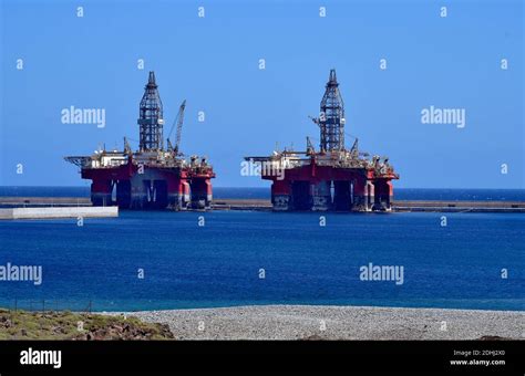 Spain Canary Islands Tenerife Offshore Platform For Oil And Gas