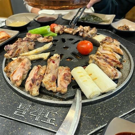 봉명동 맛집 팔각도 대전봉명점 숯불닭갈비 봉명동 회식 추천 네이버 블로그