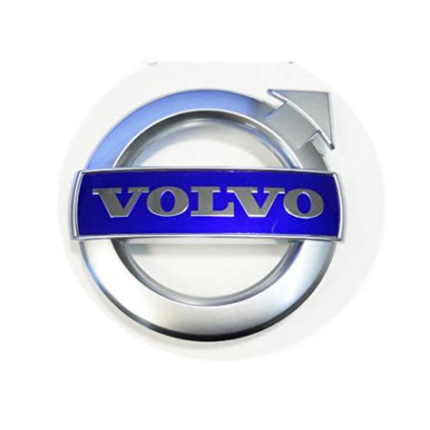 125mm HROME Circle Volvo GRILL BADGE LOGO Genuine Volvo C30 C70 S40