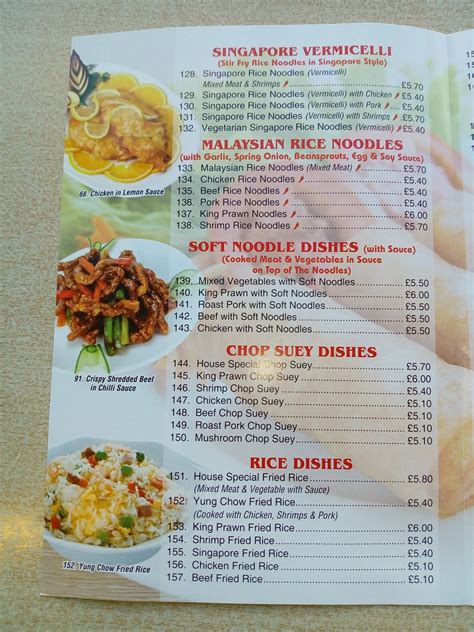 Menu At Hot Wok Fast Food Warminster