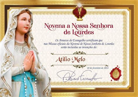 Pin De Atilio Melo Em Mensagens Atilio Nossa Senhora De Lourdes