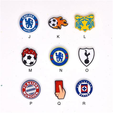 Soccer Teams Crocs Charms Sports Shoe Charms Fútbol Etsy