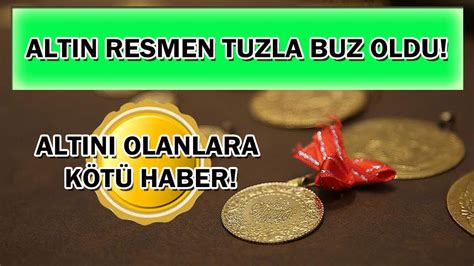 Alt N Resmen Tuzla Buz Oldu Elinde Gram Alt N Olanlar Hemen Bak N