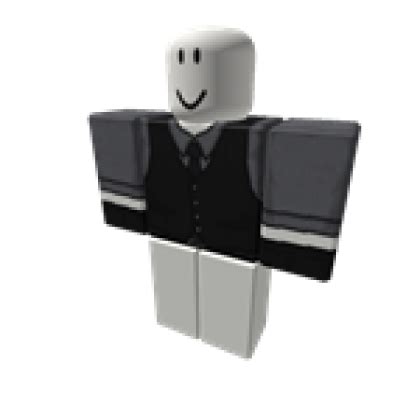 Grey Suit w/ Black Vest [+] - Roblox