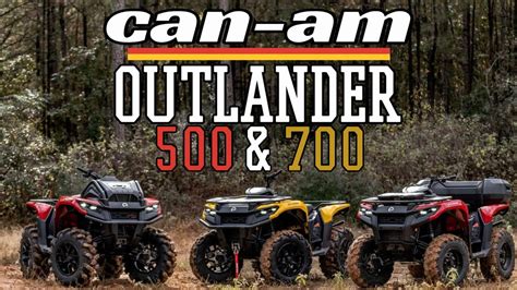 Canam Outlander All New Atvs From Canam Youtube