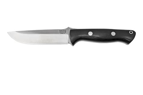 Bark River Bravo Cpm V Black Canvas Outdoor Knife