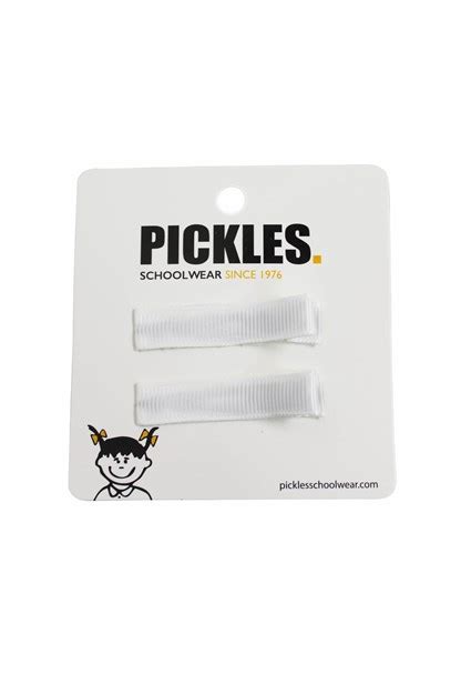 Galilee Grosgrain Ribbon Hair Clips 2 Pack Shop At Pickles Schoolwear