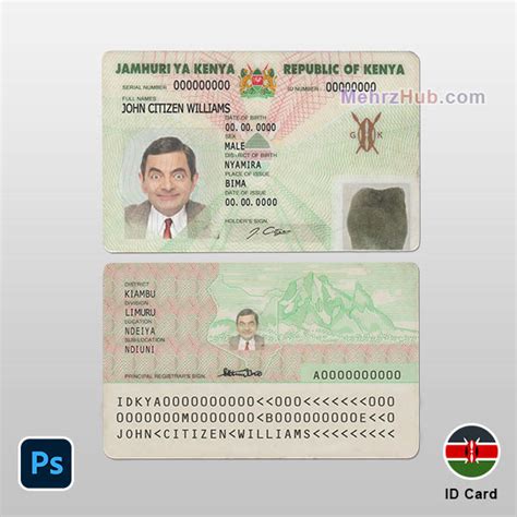 National Id Card Application Form Kenya Infoupdate Org