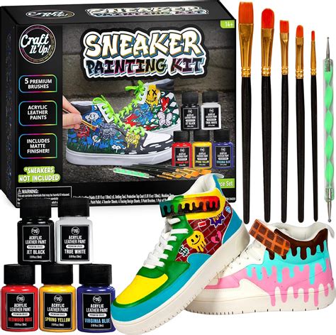 Amazon Craft It Up Sneaker Painting Kit Complete Shoe Paint Kit