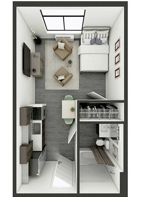 Pin By Kri Cargur On Guest House Plans Small Apartment Plans Small