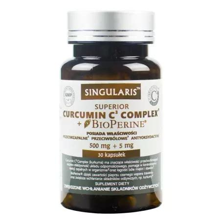 Curcumin C3 Complex Bioperine 30 Kaps Kurkumina Piperyna Singularis