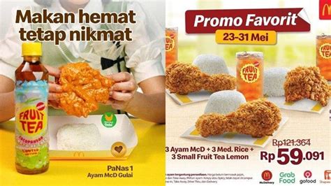 Katalog Promo Mcd Hari Ini 28 Mei Dapatkan 3 Potong Ayam 3 Nasi Dan 3