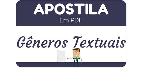 Baixe Apostila G Neros Textuais Ano Em Pdf S Escola