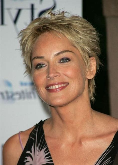 Inspirations Sharon Stone Short Haircuts