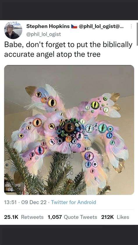 Biblically Accurate Angel Christmas Tree Topper Funny Images Christian Memes Memes