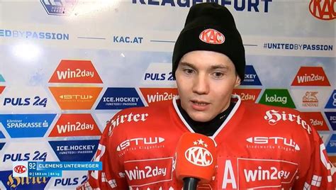 Clemens Unterweger KAC Nach Dem Sieg Gegen Bozen Video Dailymotion