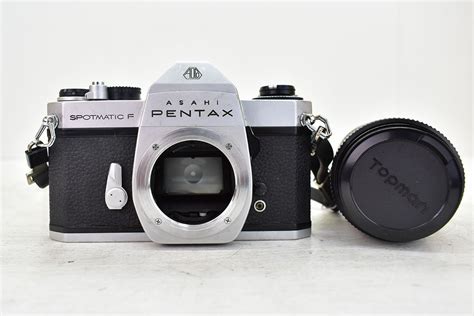 【傷や汚れあり】asahi Pentax Spotmatic F Topman Mc 145 80 200mm 一眼レフ フィルム