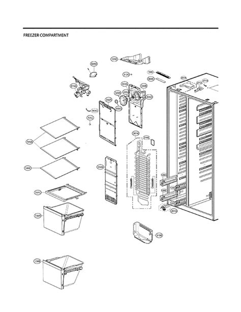 LG Refrigerator LSXS26396S 00 Partswarehouse